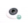 GRIS. OJO CRISTAL OVALADO. 22 mm