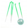 AGUJA VERDE . 40 gg. 3 muescas. 10 unid.