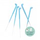 AGUJA AZUL. 43 gg. 6 muescas. 10 unid.