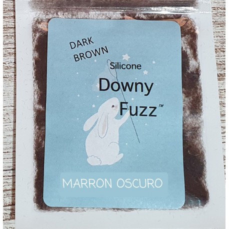 MARRON OSCURO. VELVET Downy Fuzz™ fibras. 0,5gr (LANUGO)