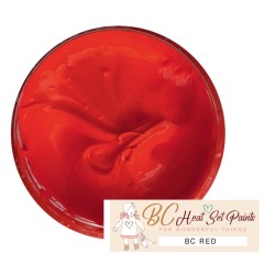 RED. BC HEAT SET PAINT. 5 ml.
