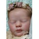 Realborn EVELYN dormida. 19". KIT REBORN EVELYN Sleeping