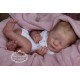 Realborn EVELYN dormida. 19". KIT REBORN EVELYN Sleeping