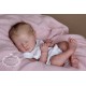 Realborn EVELYN dormida. 19". KIT REBORN EVELYN Sleeping