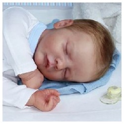 Realborn Reese Sleeping. Kit Reborn Reese Dormido