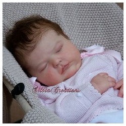 REALBORN TESSA Sleeping. KIT REBORN TESSA DORMIDA