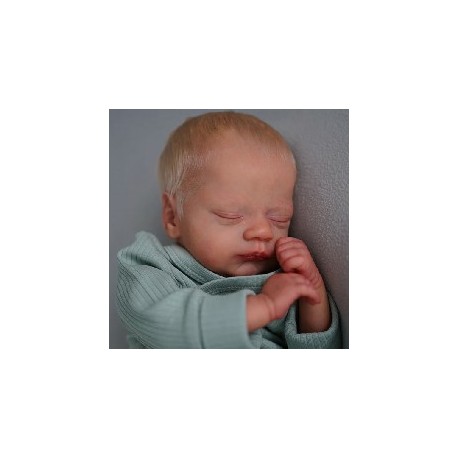 Realborn® Trent durmiendo. KIT REBORN TRENT DORMIDO