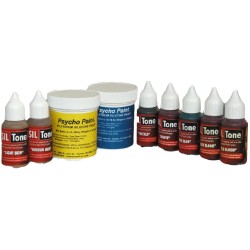 Kit SilTone Completo . 7 pigmentos x 30gr. Psycho Paint y A+B