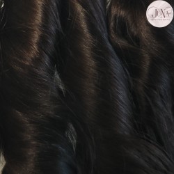 Ref 41. MARRON OSCURO ONDULADO. Dark Brown. New born baby. Wavy Curly . 10 gr.
