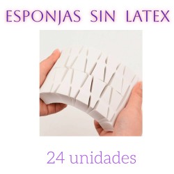 24 unidades ESPONJAS SIN LATEX. (Ref.: 80)