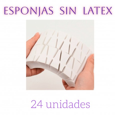 24 unidades ESPONJAS SIN LATEX. (Ref.: 80)