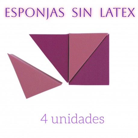 4 UNID. ESPONJAS PARA SILICONA SIN LATEX