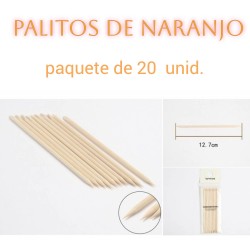 PALITOS DE NARANJO. 12 unidades.