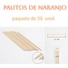 PALITOS DE NARANJO. 20 unidades.