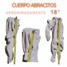 CUERPO ALEMAN ABRACITOS. Aproximadamente kits 18"