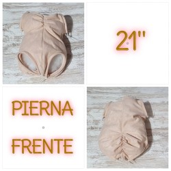 NUEVO MODELO 21 pulgadas. MIEMBROS COMPLETOS PIERNA AL FRENTE, sin articulación