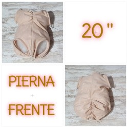 NUEVO MODELO 20 pulgadas. MIEMBROS COMPLETOS PIERNA AL FRENTE, sin articulación