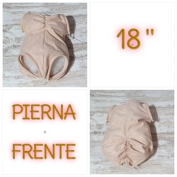 NUEVO MODELO 18 pulgadas. MIEMBROS COMPLETOS PIERNA AL FRENTE, sin articulación