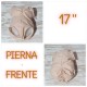 NUEVO MODELO 17 pulgadas. MIEMBROS COMPLETOS PIERNA AL FRENTE, sin articulación