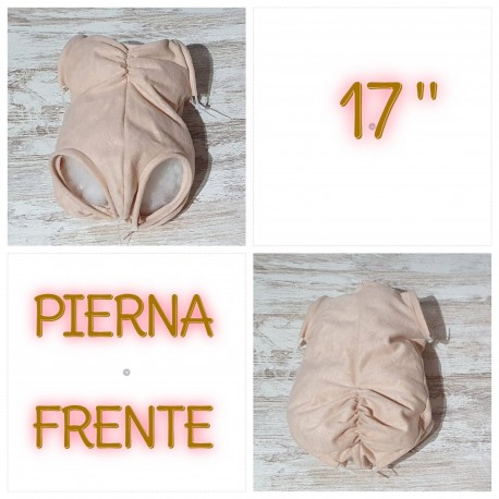 NUEVO MODELO 17 pulgadas. MIEMBROS COMPLETOS PIERNA AL FRENTE, sin articulación