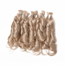 Ref 33. RUBIO CLARO ONDULADO. LIGHT BLONDE WAVY CURLY. 10 gr.