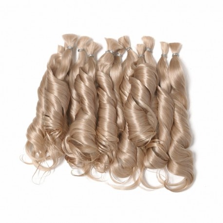 Ref 33. RUBIO CLARO ONDULADO. LIGHT BLONDE WAVY CURLY. 10 gr.