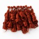 Ref 39. ROJO COBRIZO ONDULADO. COPPER RED WAVY CURLY. 10 gr.