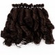 Ref 38. MARRON OSCURO ONDULADO. DARK BROWN WAVY CURLY. 10 gr.