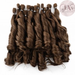 Ref 35. RUBIO OSCURO ONDULADO. DARK BLONDE WAVY CURLY. 10 gr.