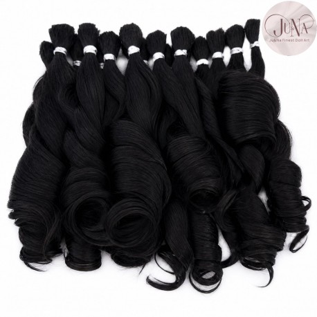 Ref 40. NEGRO ONDULADO. BLACK WAVY CURLY. 10 gr.