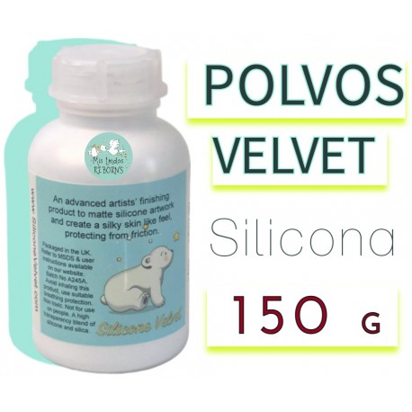 VELVET. POLVO TERCIOPELO MATE SILICONA. 150 gr