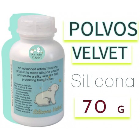 VELVET. POLVO TERCIOPELO MATE SILICONA.